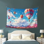 Bedbliss Hot Air Balloon Wall Tapestry - Festive Home Decor And Versatile Accent 40x60in - Image 5