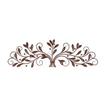 Deco 79 Metal Leaf Home Decor Sculpture, Wall Art 47" x 1" x 14", Brown - Image 7