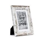 kennethan Rotten White 5x7 inch Picture Frame Wide Molding - Wall Mounting Material Included