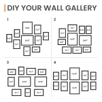 upsimples 10 Pack Picture Frames Collage Wall Decor with Glass, Gallery Wall Frame Set for Wall Mounting or Tabletop Display, Multi Sizes Including 8x10, 5x7, 4x6 Family Photo Frames, Black - Image 7