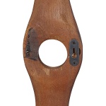 Deco 79 Wood Airplane Propeller Home Decor 2 Blade Wall Sculpture with Aviation Detailing, 5" x 48", Brown - Image 4