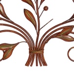 Deco 79 Metal Leaf Home Decor Sculpture, Wall Art 47" x 1" x 14", Brown - Image 9