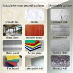 VIRFIN Key Holder for Wall with 2 Self-Adhesive Tapes, No Damage Key Holder Rack for Wall with 3 Key Hooks for Entryway, Door, Bathroom, Kitchen(Black) - Image 2