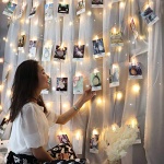 CozyHome - 5.5YD photo string with clips battery with timer remote | 30x light clips led | hanging fairy picture indoor | photo lights with clips | clip lights for girl pictures | teen girl room decor - Image 6