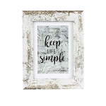 kennethan Rotten White 5x7 inch Picture Frame Wide Molding - Wall Mounting Material Included - Image 5