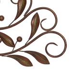 Deco 79 Metal Leaf Home Decor Sculpture, Wall Art 47" x 1" x 14", Brown - Image 11