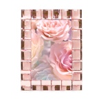 Isaac Jacobs Decorative Sparkling Jewel Picture Frame, Photo Display & Home Décor (4x6, Blush) - Image 4