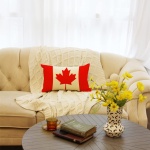 Ogiselestyle Canada Maple Flag Throw Pillow Cover, 12 x 20 Inch Canada Flag Cushion Case Decoration for Sofa Couch - Image 4