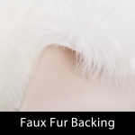 Latepis White Sheepskin Rug 2x3 Faux Fur Sheepskin Rug for Living Room Fluffy Washable Rug for Bedroom Luxury Room Decor Furry Rug Rectangle - Image 5