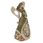 Roman Giftware Inc., Irish & Celtic Collection, 7" H Woodcut Irish Angel Figure,Religious, Inspirational, Durable (7x3x2) - Image 3