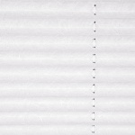 CALYX INTERIORS Pleated Fabric Window Shade, Light Filtering, Cordless, 46.5" W x 48" H, White - Image 2