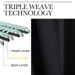 NICETOWN Halloween Pitch Black Solid Thermal Insulated Grommet Blackout Curtains/Drapes for Bedroom Window (2 Panels, 42 inches Wide by 63 inches Long, Black) - Image 6