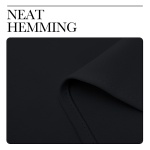 NICETOWN Halloween Pitch Black Solid Thermal Insulated Grommet Blackout Curtains/Drapes for Bedroom Window (2 Panels, 42 inches Wide by 63 inches Long, Black) - Image 4