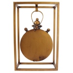 Design Toscano Industrial Age Mantel Clock, 13 Inch, Metalware, Brass - Image 4