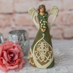 Roman Giftware Inc., Irish & Celtic Collection, 7" H Woodcut Irish Angel Figure,Religious, Inspirational, Durable (7x3x2) - Image 5