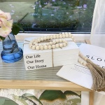 Decorative Books for Home Decor, White Faux Books for Decoration, Rustic Farmhouse Stacked Display Books (Our Life Our Story Our Home) - Image 7