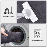 PURRUGS Absorbent Non-Slip Machine Washable Entry Rug and Mat, Shoes Scraper and Dog Mat, Super Absorbent Welcome Mat for Front and Back Doors, Muddy Wet Shoes and Paws - Image 3