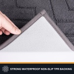 PURRUGS Absorbent Non-Slip Machine Washable Entry Rug and Mat, Shoes Scraper and Dog Mat, Super Absorbent Welcome Mat for Front and Back Doors, Muddy Wet Shoes and Paws - Image 6