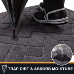 PURRUGS Absorbent Non-Slip Machine Washable Entry Rug and Mat, Shoes Scraper and Dog Mat, Super Absorbent Welcome Mat for Front and Back Doors, Muddy Wet Shoes and Paws - Image 5