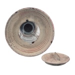 Stonebriar Antique White Metal Votive Candle Lantern with Handle - Image 6