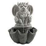 Water Fountain - Cedric the Squirt Gothic Gargoyle Statue Garden Decor Tabletop Fountain - Desk Fountain Water Feature - Image 4