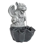 Water Fountain - Cedric the Squirt Gothic Gargoyle Statue Garden Decor Tabletop Fountain - Desk Fountain Water Feature - Image 3