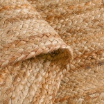 Hausattire Hand Woven Jute Braided Rug, 2'x3' – Natural, Reversible Boho Entry Area Rugs for Kitchen, Living Room I Farmhouse Indoor Outdoor Decorative Floor Rug, 24x36 Inches - Image 7