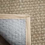 SAFAVIEH Natural Fiber Collection Accent Rug - 2' x 3', Natural & Beige, Border Basketweave Seagrass Design, Easy Care, Ideal for High Traffic Areas in Entryway, Living Room, Bedroom (NF114A) - Image 4